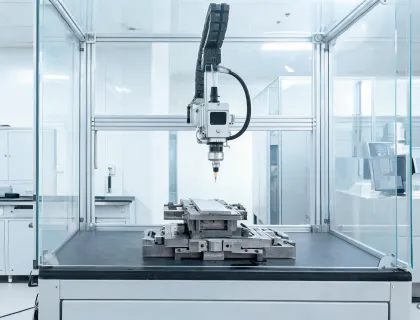 Laser process validation bench